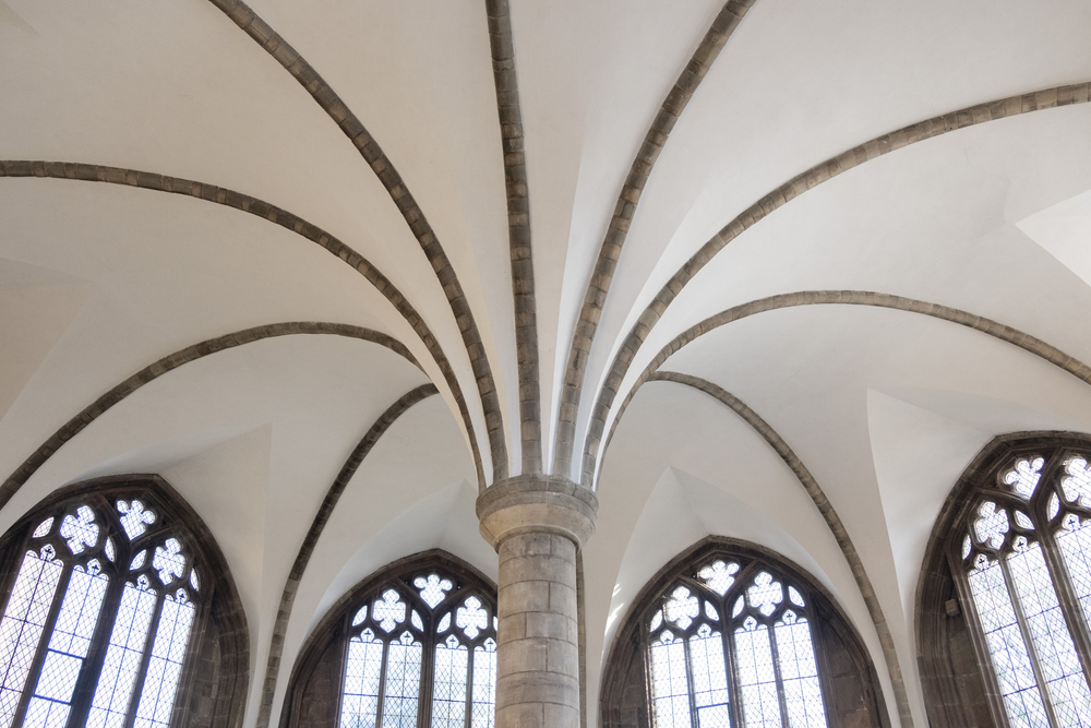 Chapter House ceiling, Worcester Cathedral